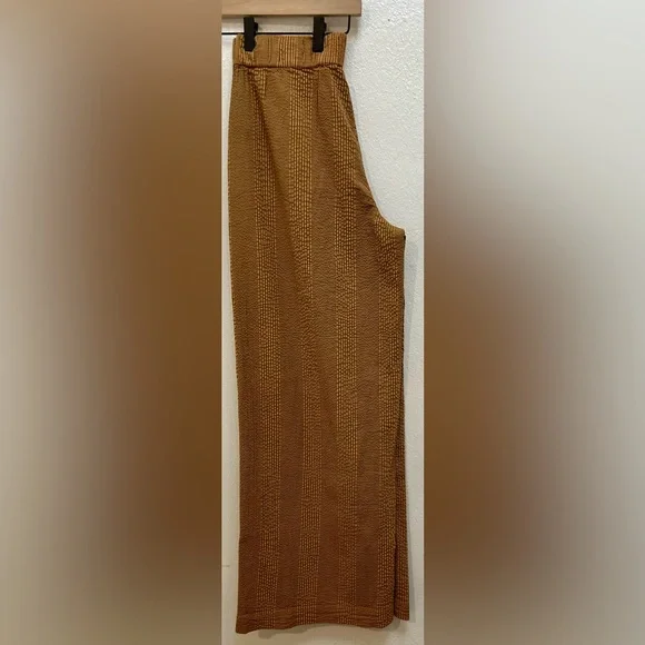 NWT Free People Seersucker Wide Leg Pants Small $138 - Picture 9 of 10